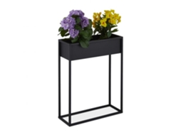 Suporte Para Flores Em Metal Preto B2x