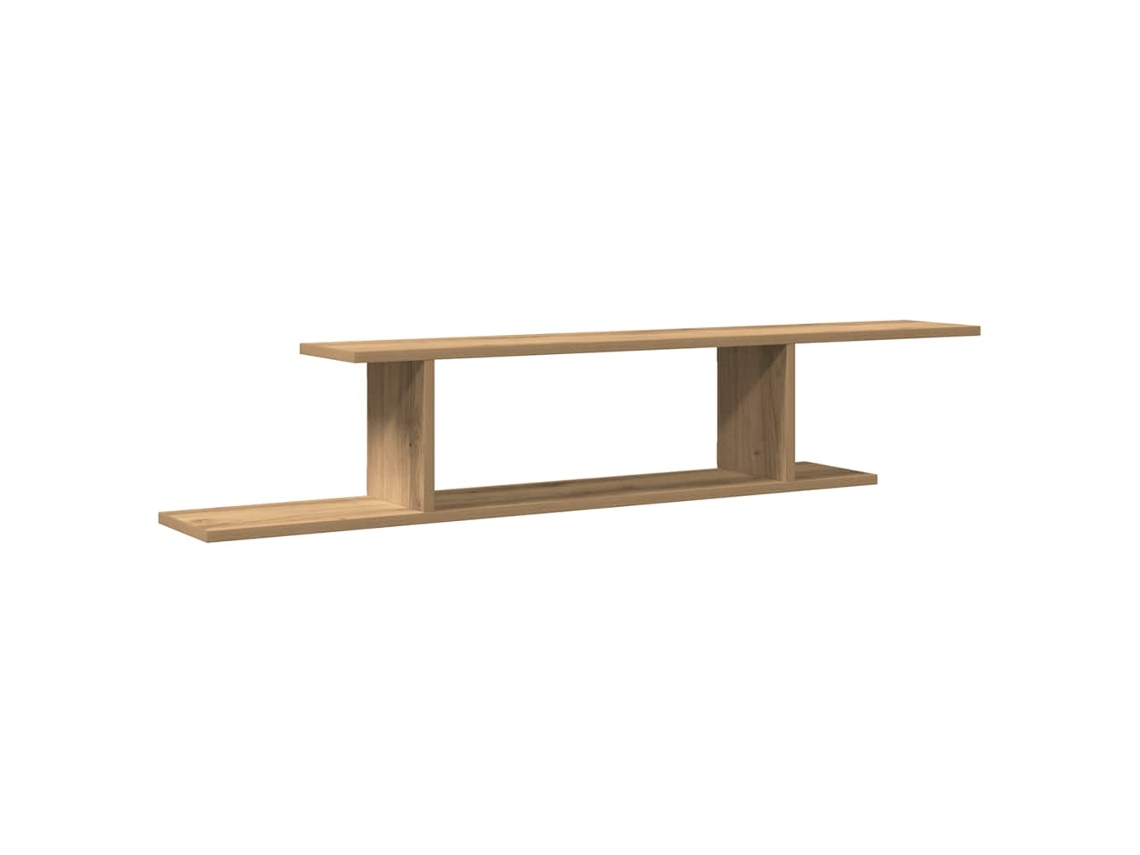 Wall-mounted Tv Shelf, Wall-mounted Tv Shelves Vidaxl Marrom Madeira Processada (n/a)