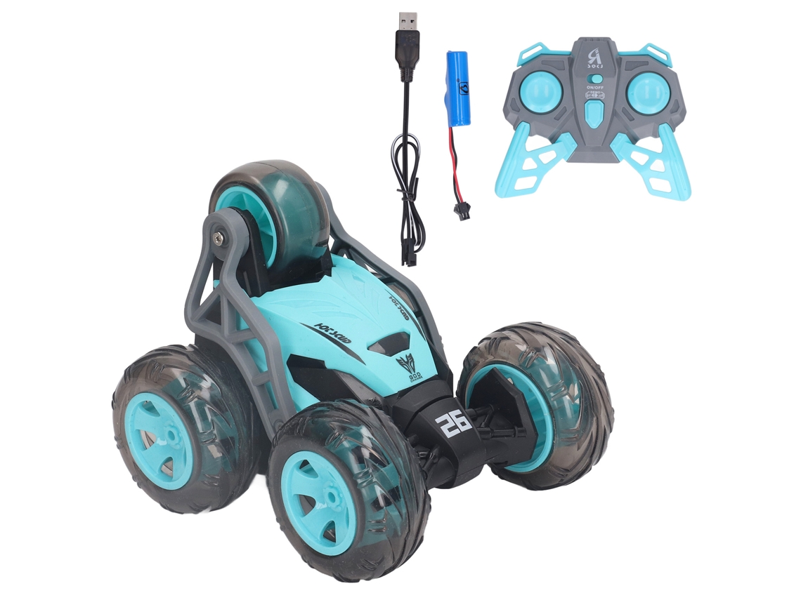 Mali carro de Acrobacias com Controle Remoto 360° Rotação Alta Velocidade 2.4ghz 5 Rodas