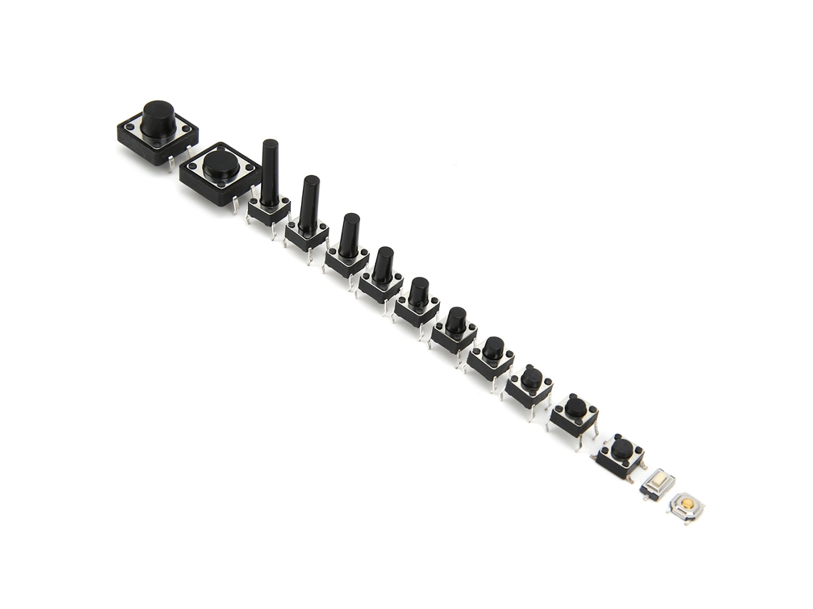 Interruptores Micro movimento Táteis Smt/through hole