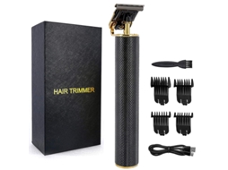 Cortador de Cabelo Elétrico, T tatuagem Cabeça, Dentes Gravados, Cabeça de Refrigeração a Água Usb MDUG (preto)