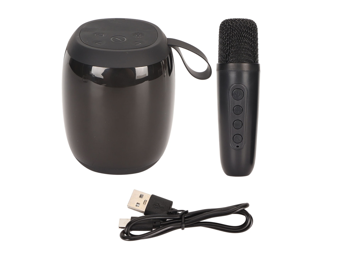 MÁQUINA DE KARAOKÊ MINI COM MICROFONE BLUETOOTH MARCA Mali