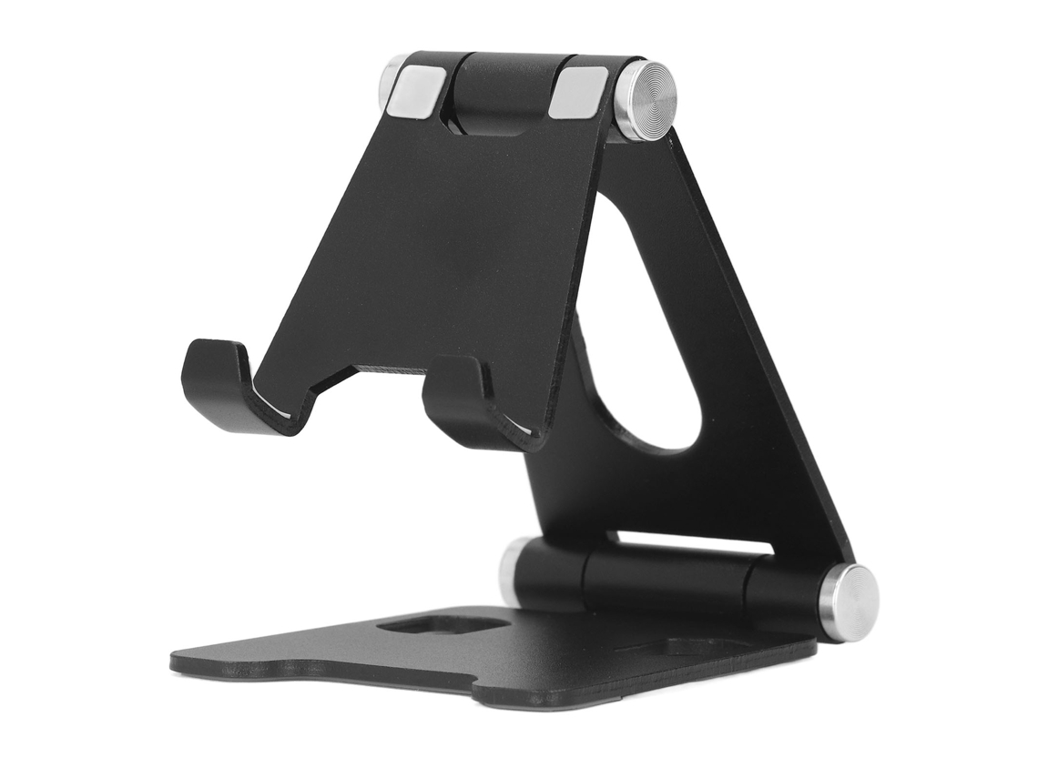 Aetheria suporte para Celular e Tablet de Metal Portátil Dobrável com Rotação 360 Graus para Uso Diário