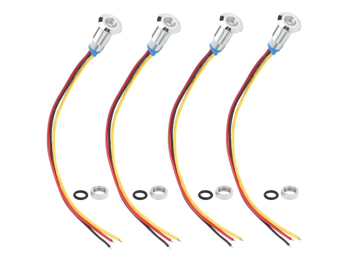 Laxiscreed Iluminação Led Circular Resistente À Água, Dual-color E Feita Em Metal