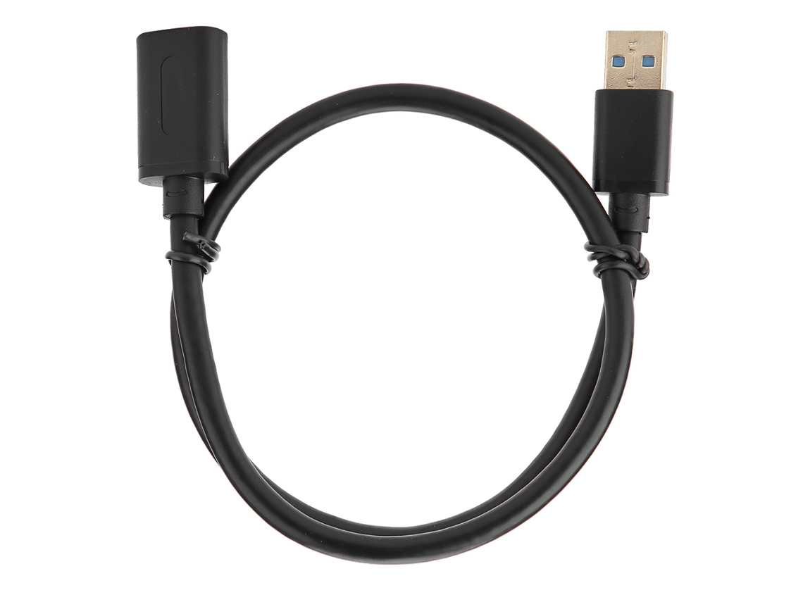 Cabo De Extensão Usb3.0 Macho Para Fêmea 5gbps Alta Velocidade Com Placagem De Ouro 0.5m