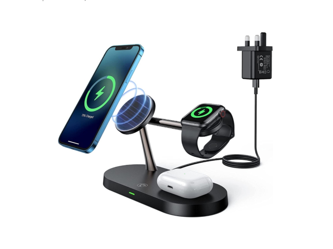 Suporte Carregador Chronus Sbc221011 Magsafe Iphone 18W Preto