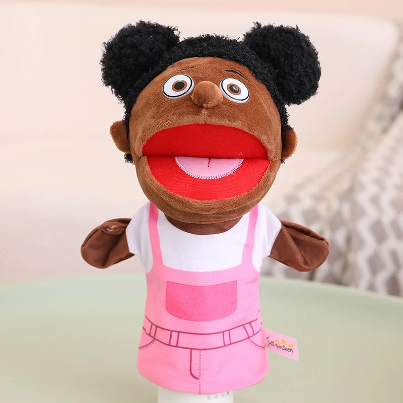 Fantoche de Dedo de Pelúcia Infantil, Acessório para Histórias de Ninar MDUG (estilo 1, 33 Cm)