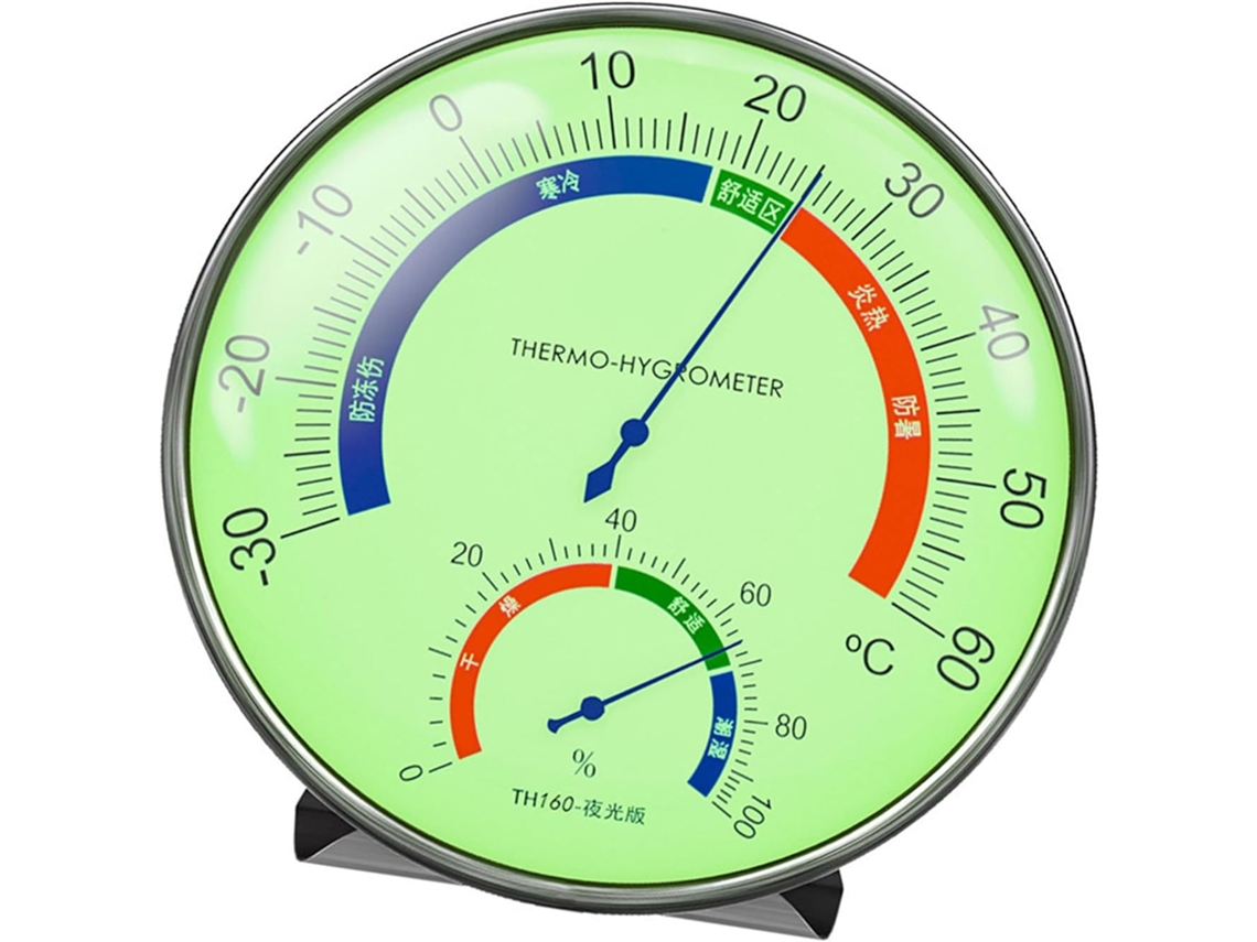 Higrômetro E Termômetro Pointers Com Sensores De Umidade E Temperatura Para Ambientes Internos E Externos.