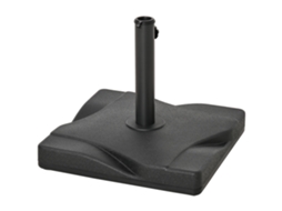 Base para chapéu de sol, quadrada, suporte, 30-38mm, preto ORBITRA COMMERCE
