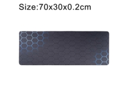 Tapete Para Teclado E Mouse Gamer Com Superfície De Borracha Antiderrapante, Tamanho 70 X 30 X Olysi Shop