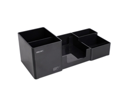 Organizador De Mesa Com Porta Canetas, Compartimento Para Bloco De Notas E Clipe De Papel Aquaforge