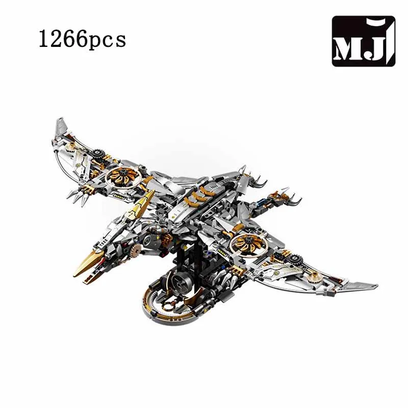 Conjunto De Blocos De Construção Mecânicos De Pterodáctilo (estático) Com 1266 Peças