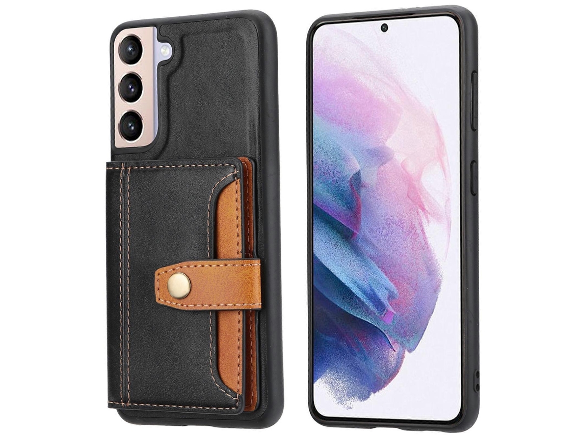 Capa De Celular Em Tpu Pu Com Cor De Pele De Bezerro Para Samsung Galaxy S22 5g