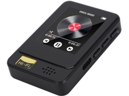 Leitor Mp3/Mp4 YIZHOOD T5 1.77Inch com Cartão Tf 32G Preto