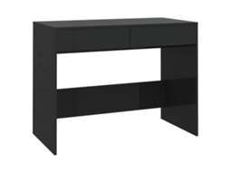 Secretária 101x50x76,5 cm Derivados de Madeira Preto MAISON EXCLUSIVE