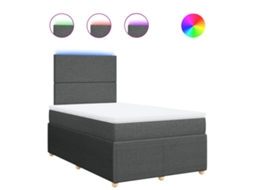 Box Spring Bed, Box Spring Beds Vidaxl Cinzeto Tecido (120 X 200 Cm)