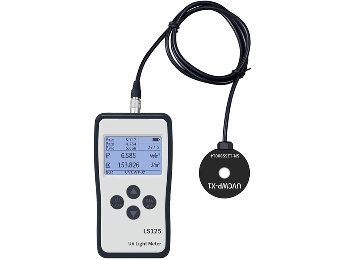 Luxímetro Digital Uva/uvb Ls125, Radiômetro Uv, Medição de Irradiância Luminosa SFUSHOS