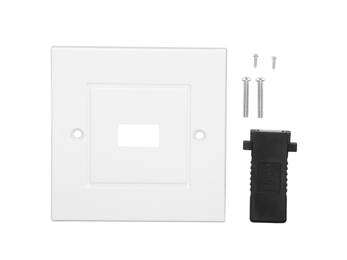 Placa de tomada de parede USB 3.0 com carregamento rápido BRILVIBERA
