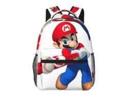 Mochila Mario Para Estudantes, Leve E Durável, À Prova Dágua E Com Alça De Ombro Ajustável. Loja Olysi
