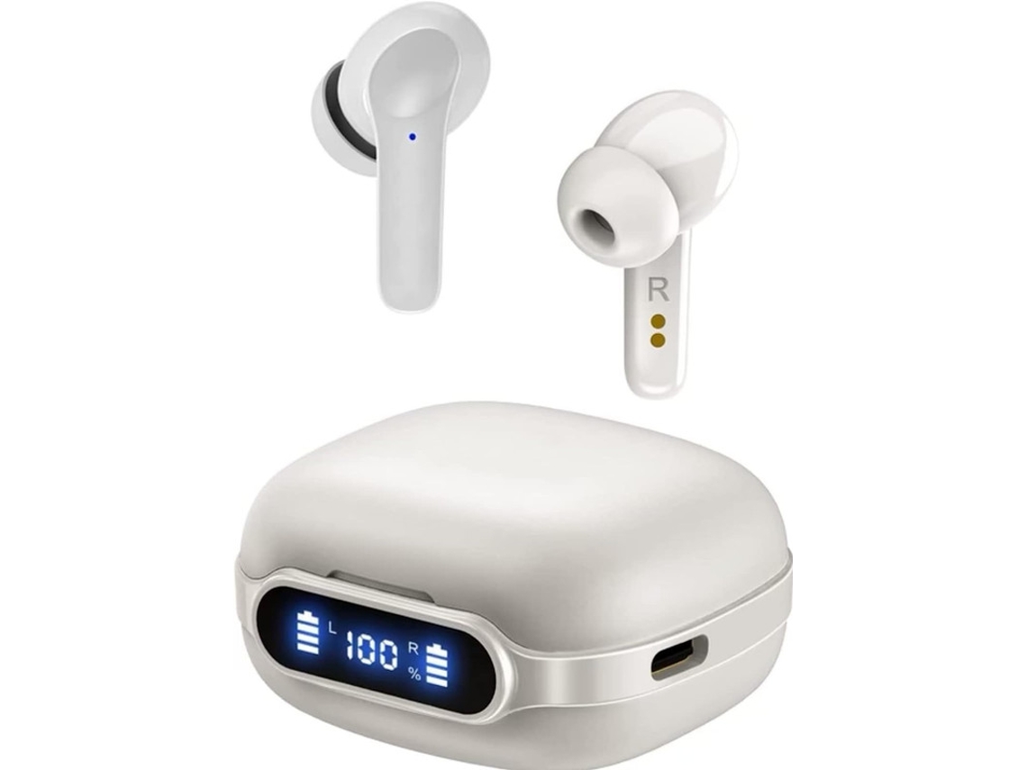Fones De Ouvido Sem Fio Bluetooth, Estéreo Hifi, Microfone Com Cancelamento De Ruído, Fones De Ouvido À Prova Dágua Ipx7