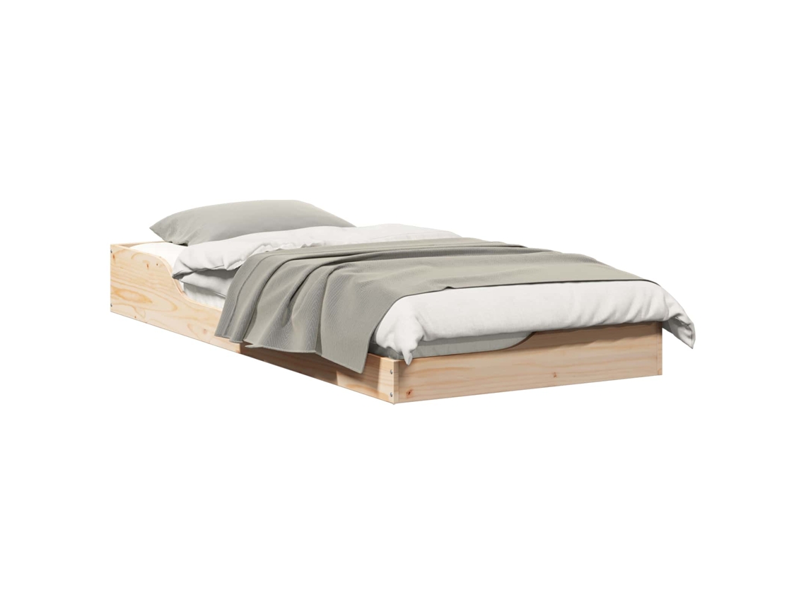 Estrutura da Cama Castanho 100 X 200 Cm MAISON EXCLUSIVE