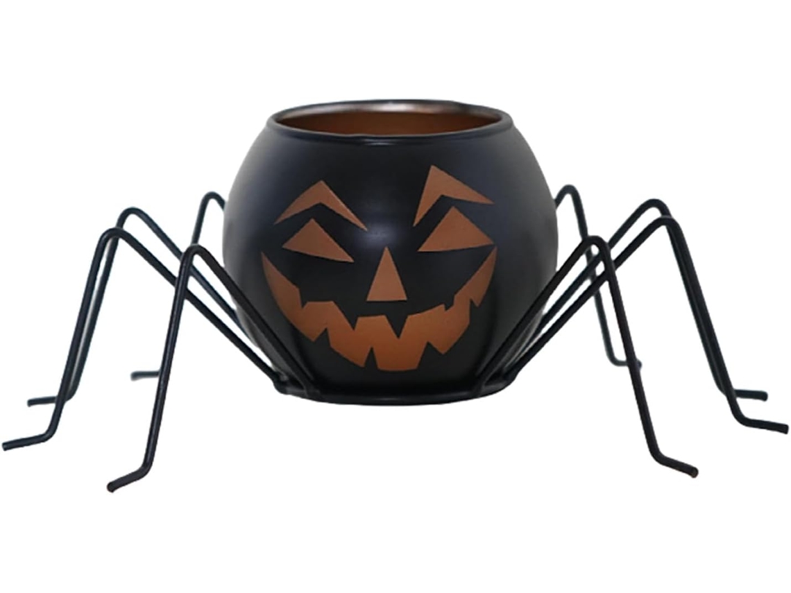 Castiçais De Halloween, Castiçais Para Velas Votivas, Centros De Mesa Decorativos Divertidos Com Abóboras