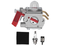 Kit Carburador Filtro Vela de Ignição para Homelite Ut 20760 Ut 20763 K100 Zama C1U H47 | S/MARCA