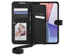 Capa Fólio para Samsung Galaxy A54 5G SPIGEN Preto