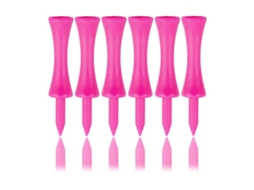 Conjunto de 100 Pinos de Golfe de Plástico Rosa, 57 Mm BRILVIBERA