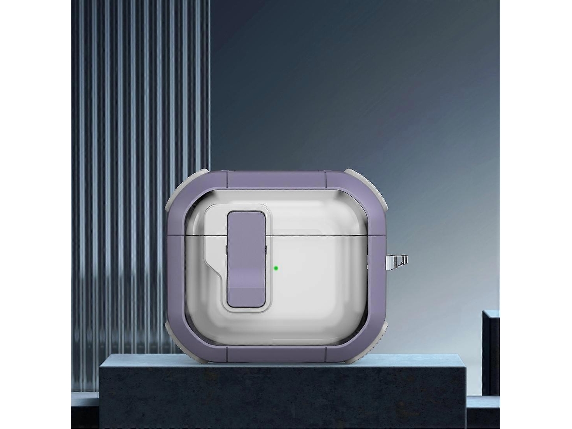 Estojo Protetor Thunder Clear Para Fones De Ouvido Sem Fio Com Interruptor Magnético Para Airpods 3