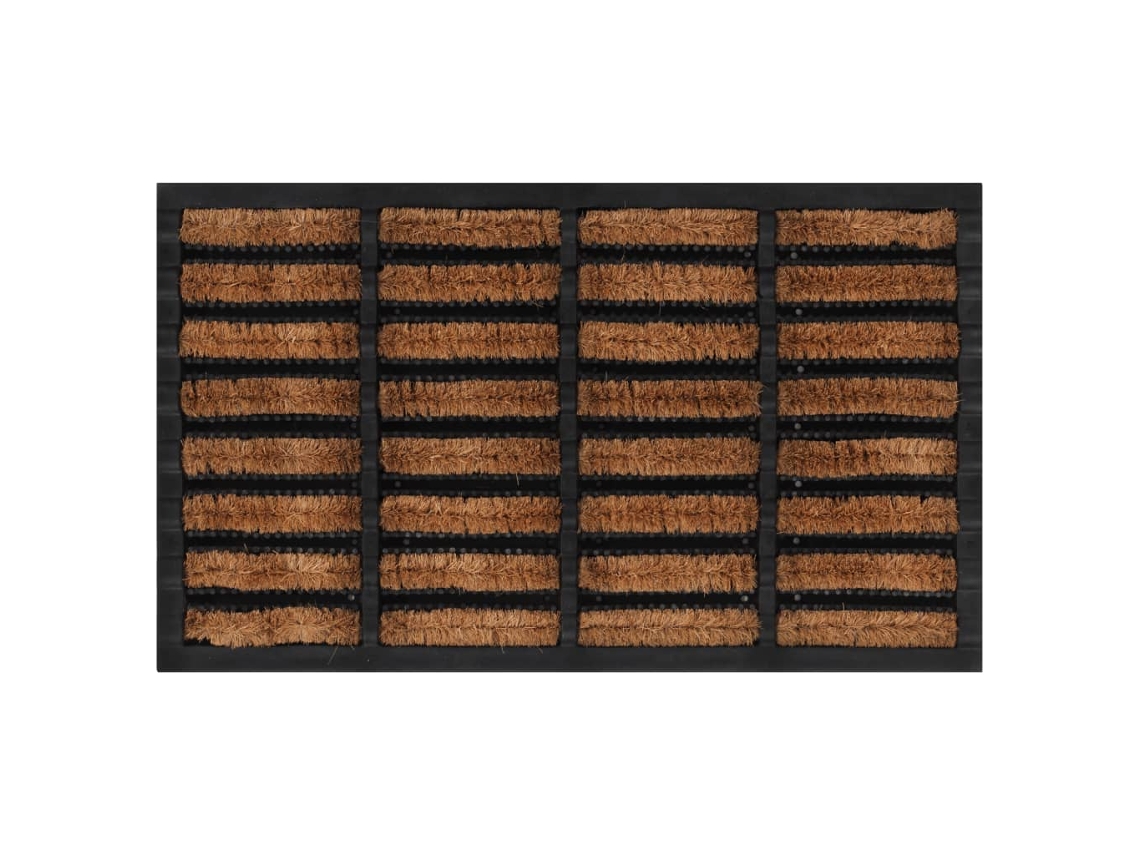 Door Mat, Door Mats Vidaxl Marrom Borracha