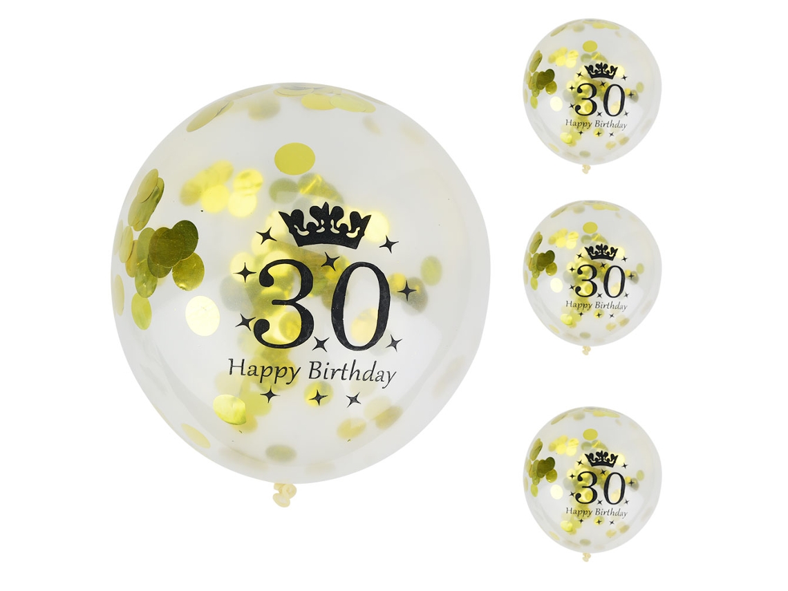 Balões de Látex Transparentes com Estampa para Aniversário LAXISCREED
