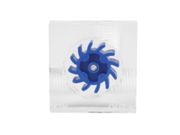Medidor Fluxo Água 12 Hélices G1/4 4 Cores Luz Dourada