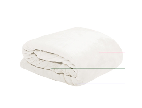 Manta DOUDOU 220x240cm Cru 400g — 100% Poliéster