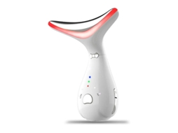 Terapia De Luz Vermelha Para Rosto E Pescoço Varinha Facial Dispositivo Facial Multifuncional Ondulado Chique Beleza Branco Bestvite