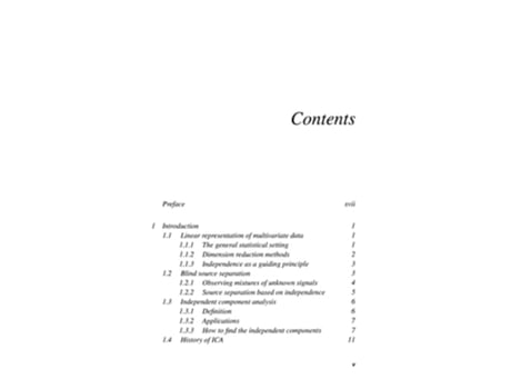 Livro Independent Component Analysis de Aapo Hyvärinen, Juha Karhunen et al. (Inglês)