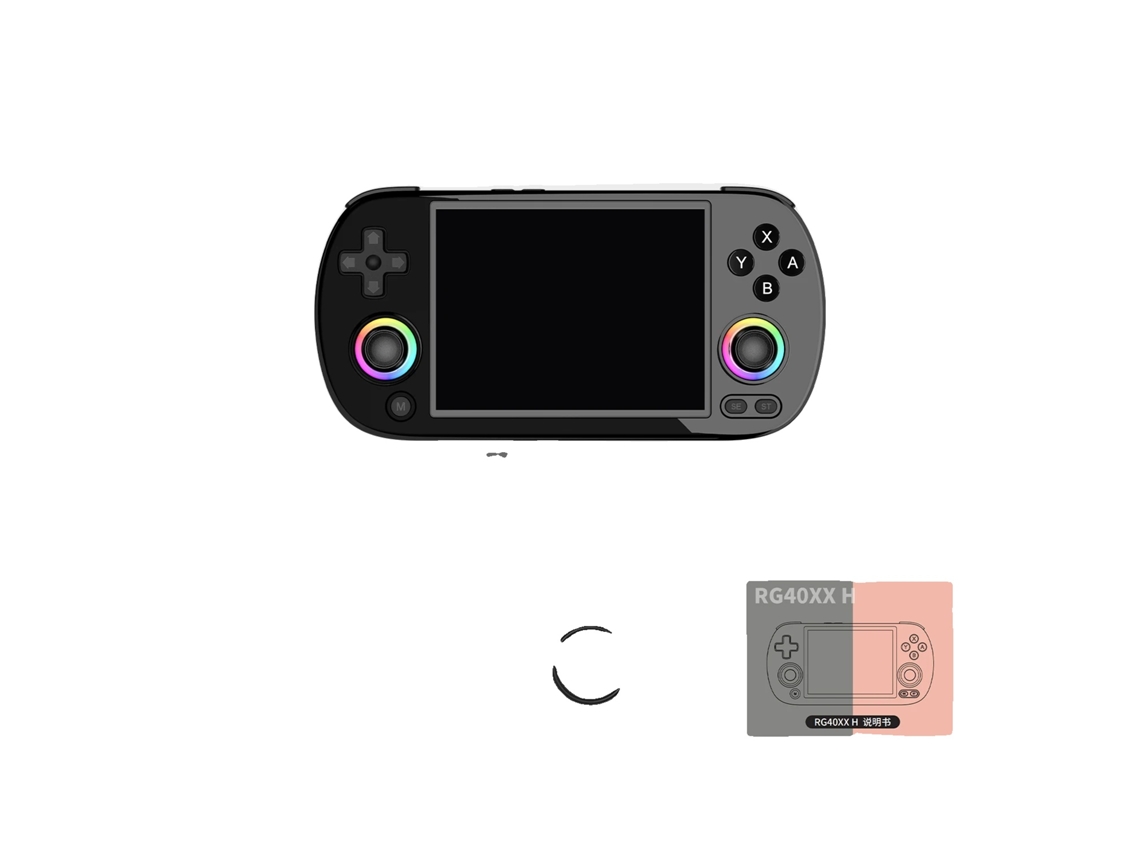 Console De Jogo Portátil, Tela De 4,0 Polegadas, Mais De 5000 Jogos Pré-carregados, Preto
