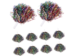 Pompons De Plástico, Acessórios Para Pompons, Conjunto De 10 Para Competição.
