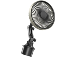 Ventilador Portátil Potente Para Carro, Alimentado Por Usb 12v 24v, Com 3 Velocidades, Para Sedãs, Suvs E Acessórios