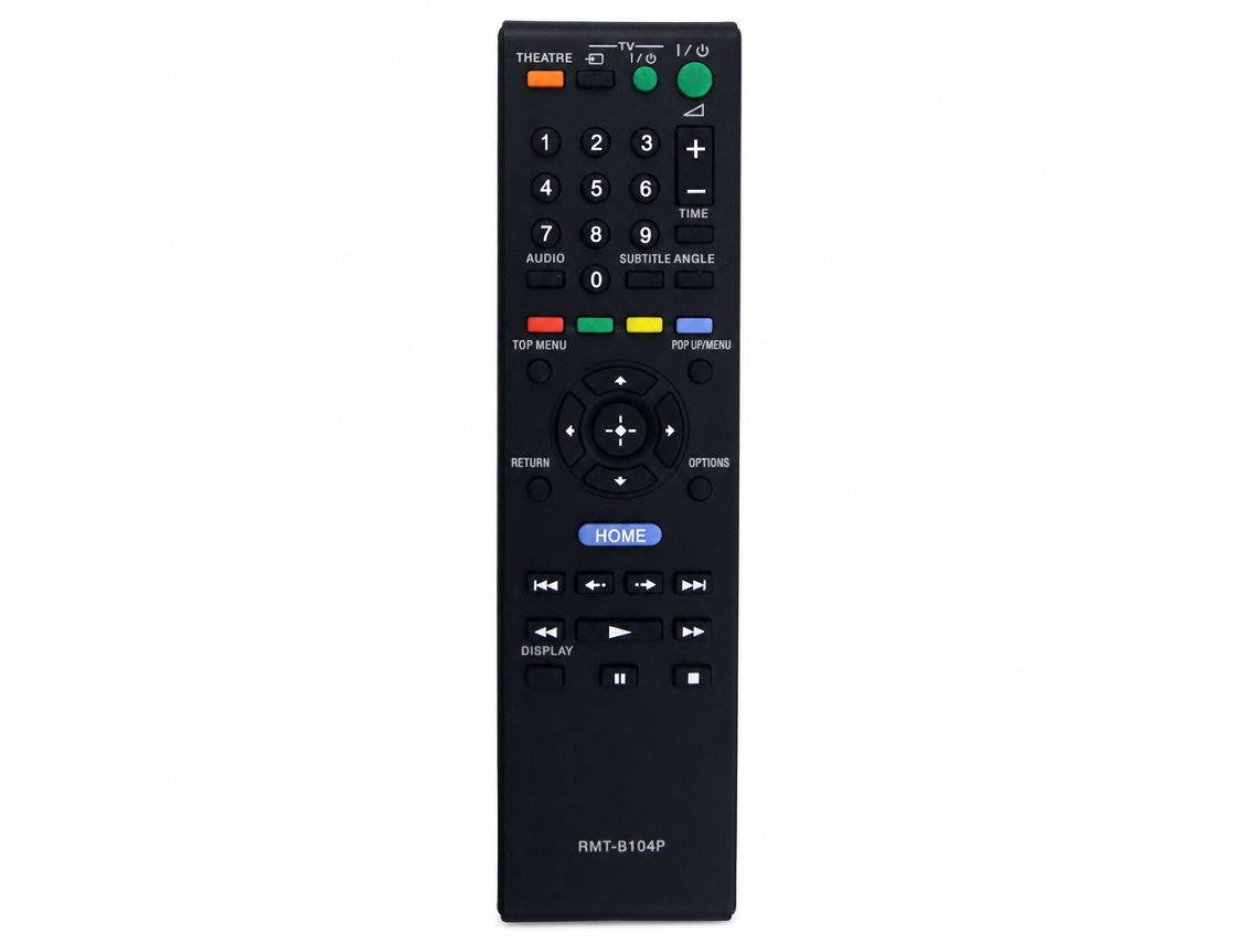 Comando À Distância Compatível Com Leitor Blu-ray/dvd Sony Rmt-b104p, Controlo De Tv, Sem Configuração