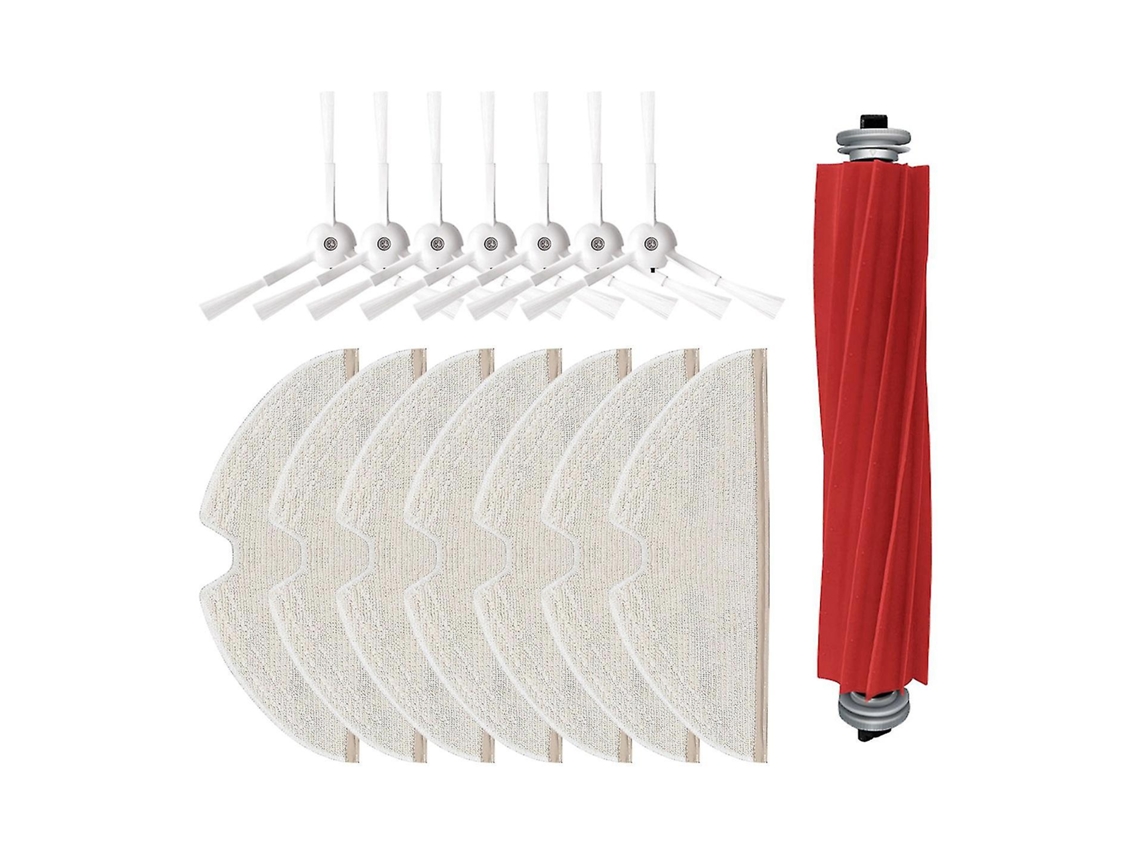Peças Do Aspirador De Pó Aplicáveis Ao Kit De Escovas Laterais E Panos Do Roborock T8