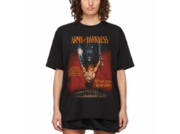 Rockinstone Army Of Darkness Movie Poster Black Adult T-shirt Size:l