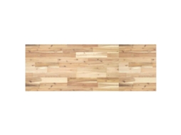 Vidaxl Tampo De Secretária 140x50x2 Cm Acácia Maciça Não Tratada