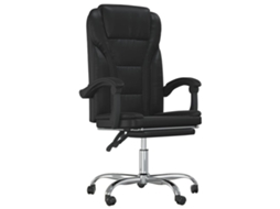 Reclining Office Chair, Reclining Office Chairs Vidaxl Preto Couro Artificial (n/a)