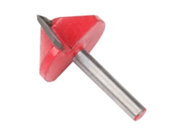 Laxiscreed Broca De Aço Tungsténio Para Madeira E Cnc, V-groove De 6mm De Diâmetro