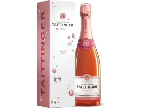 Champanhe TAITTINGER Caixa Prestige Rosé 75 cl 12,5 °
