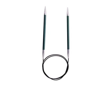 Knit Pro 3,75 Mm Agulhas De Tricô Circulares Fixas De Alumínio Zing Violeta Kp47068 Knitpro