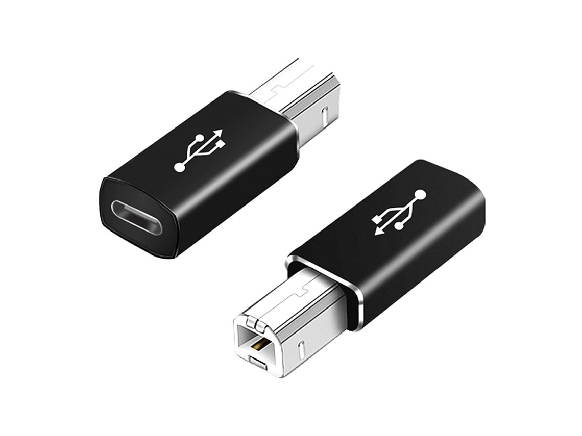 2 Peças Carregador de Celular Usb c/micro Usb, Preto AOZORZ