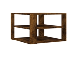 Mesa de Centro Derivados de Madeira Carvalho Fumado MAISON EXCLUSIVE (58x58x40 cm)