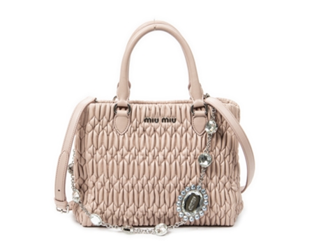 Mala De Ombro De Mulher Miu Miu Pink Small Null Rosa (tamanho Único)